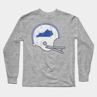 Kentucky Vintage Football Helmet Long Sleeve T-Shirt